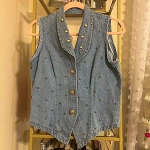 Vintage 90s San Julian Denim Vest